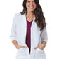 Women's 3/4-Sleeve Two-Pocket 28.5" Lab Coat - 7126 - White