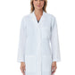 Women's Three-Pocket 37" Full-Length Lab Coat - 7156 - White