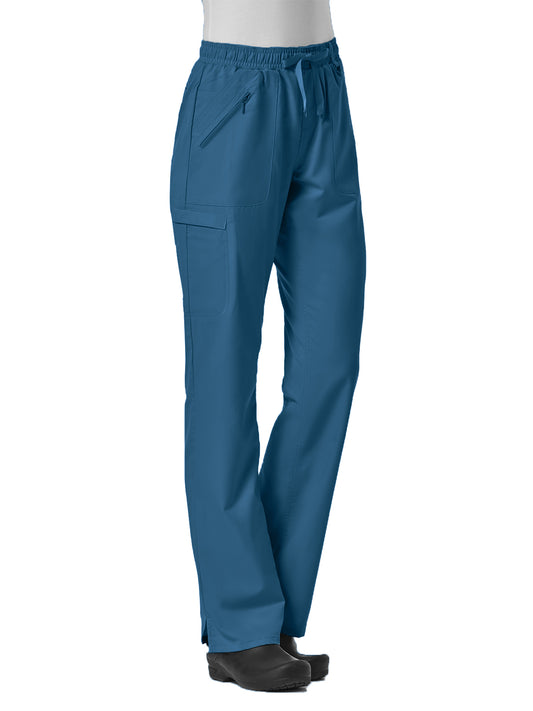 Women's Six-Pocket Full Elastic Pant