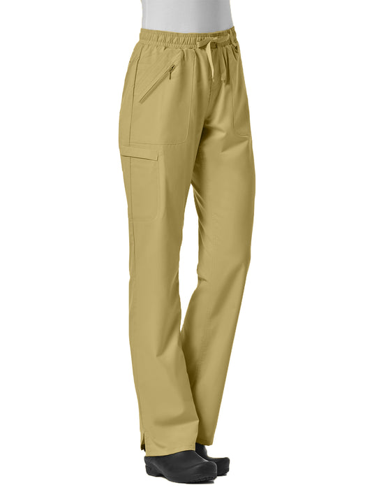 Women's Six-Pocket Full Elastic Pant