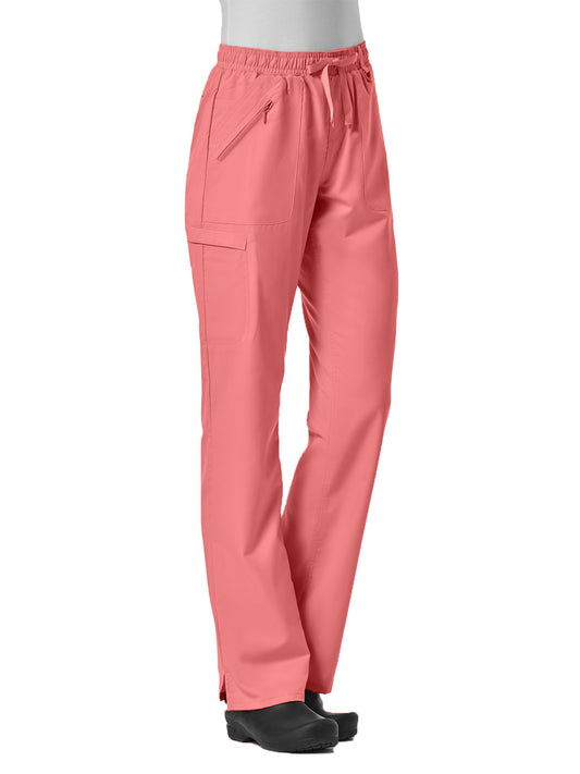 Women's Six-Pocket Full Elastic Pant