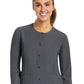 Women's Three-Pocket Round Neck Scrub Jacket