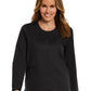 Women's Three-Pocket Round Neck Jacket - 7701 - Black