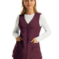 Women's Five-Pocket Zip-Front V-Neck Vest