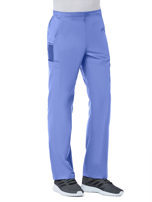 Men's Eight-Pocket Half Elastic Pant