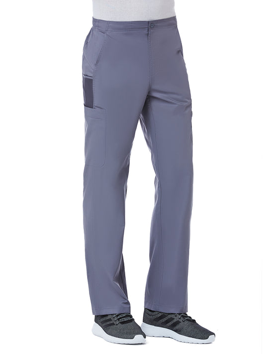 Men's Eight-Pocket Half Elastic Pant