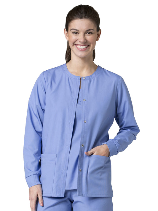 Women's Four-Pocket Warm-Up Scrub Jacket