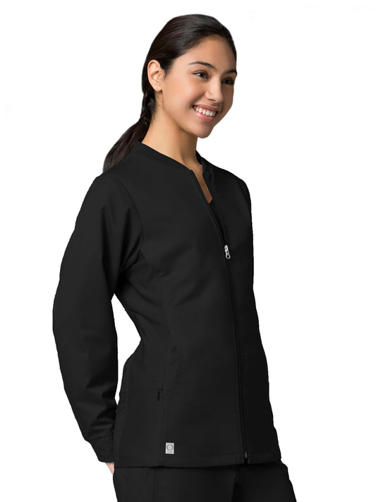 Women's Four-Pocket Sporty Mesh Jacket