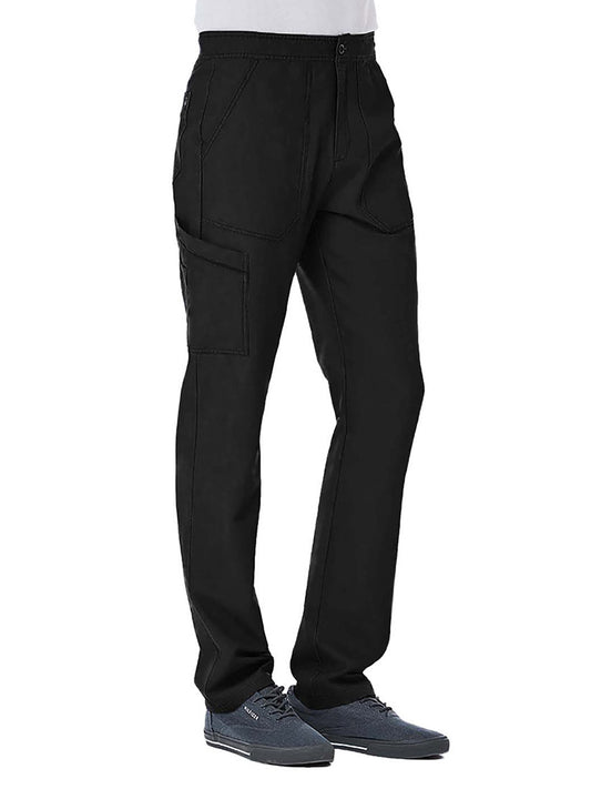 Men's Six-Pocket Half Elastic Pant