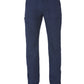 Men's Six-Pocket Half Elastic Pant - 8901 - Heather Navy