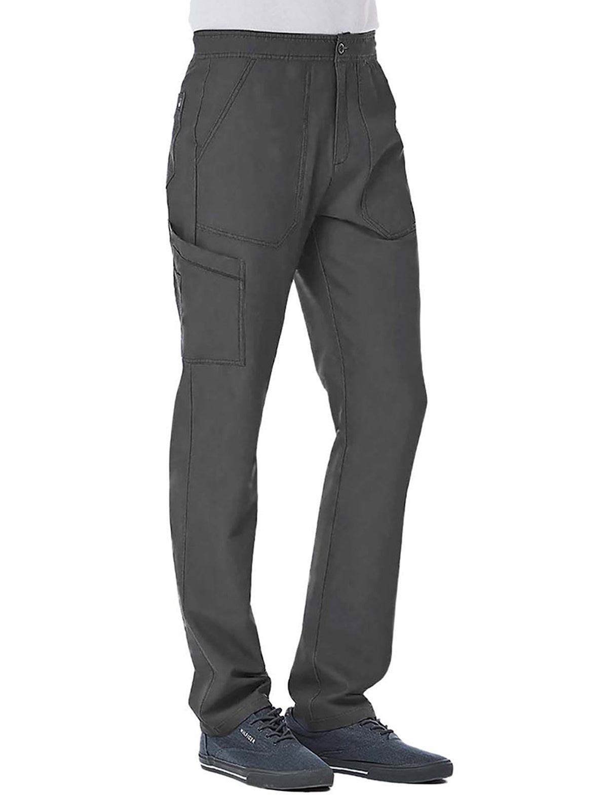 Men's Six-Pocket Half Elastic Pant