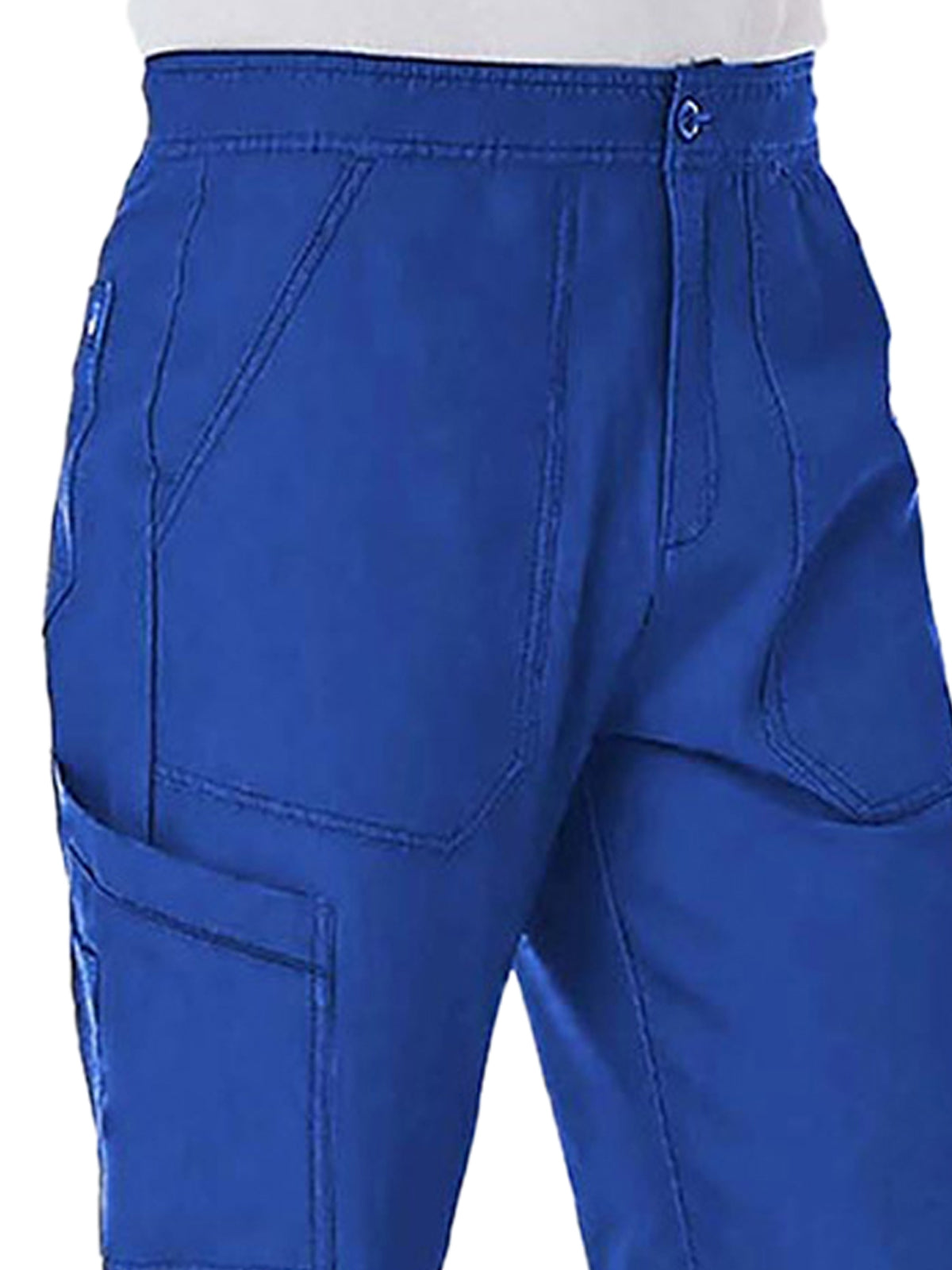 Men's Six-Pocket Half Elastic Pant