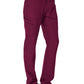 Men's Six-Pocket Half Elastic Pant - 8901 - Wine