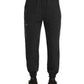 Men's Six-Pocket Full Elastic Jogger Pant - 8902 - Black
