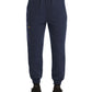 Men's Six-Pocket Full Elastic Jogger Pant - 8902 - Heather Navy