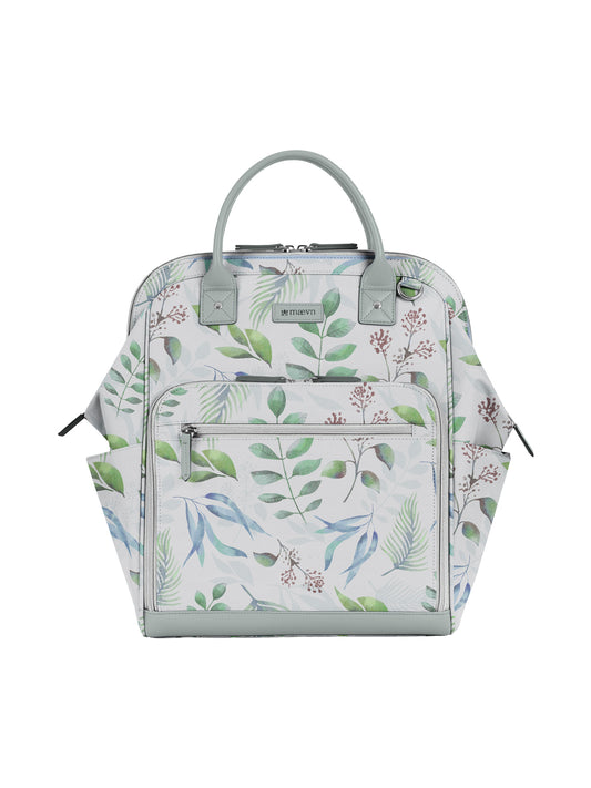 Water-Resistant Clinical Backpack - NB003 - Leaves