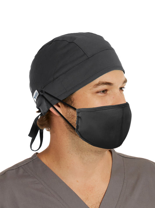 Unisex Ultra Soft Scrub Cap - NC015 - Charcoal Blossom