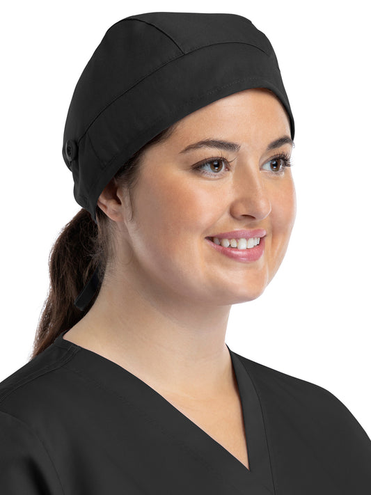 Unisex Ultra Soft Scrub Cap - NC015 - Black