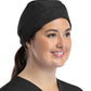 Unisex Scrub Cap with Button - NC315 - Black