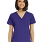 Women's Fitted One-Pocket V-Neck Scrub Top