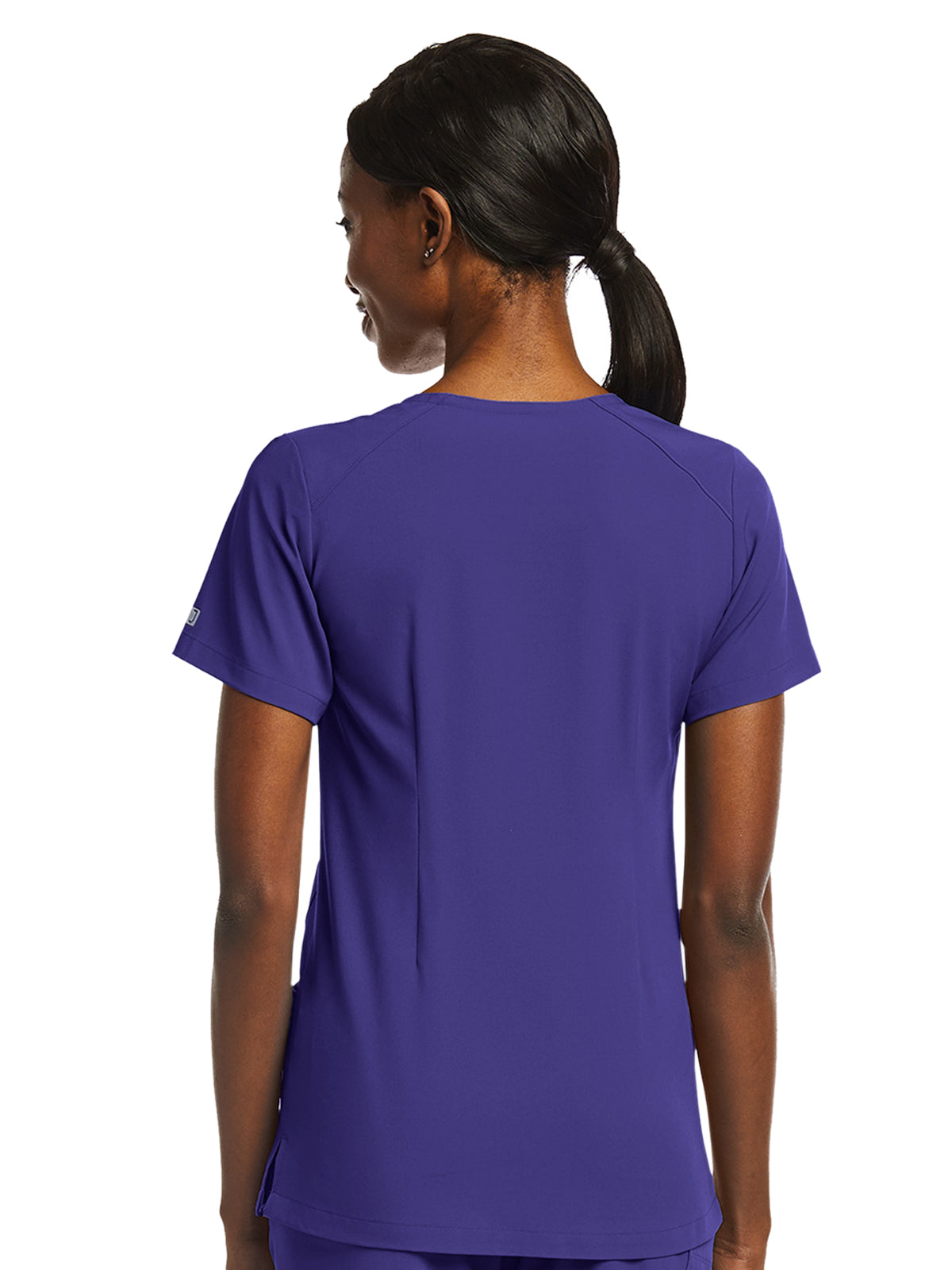 Women's Fitted Two-Pocket V-Neck Top