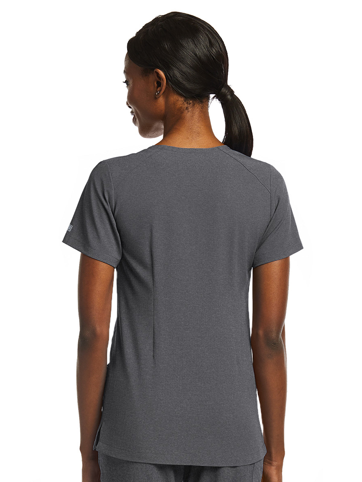 Women's Fitted Two-Pocket V-Neck Top