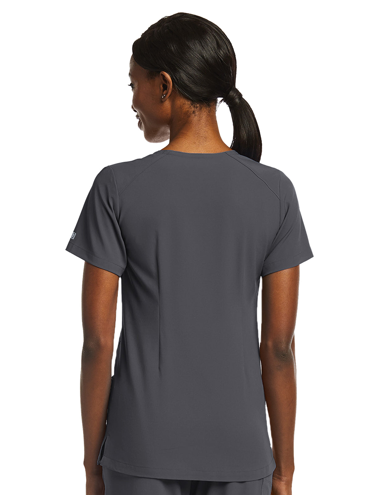 Women's Fitted Two-Pocket V-Neck Top