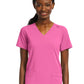 Women's Fitted Two-Pocket V-Neck Scrub Top