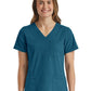 Women's Fitted Six-Pocket V-Neck Scrub Top