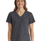 Women's Fitted Six-Pocket V-Neck Scrub Top