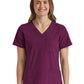 Women's Fitted Six-Pocket V-Neck Scrub Top