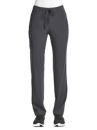 Women's Fitted Five-Pocket Tapered Leg Pant - SJ201 - Pewter