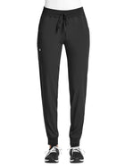 Women's Fitted Five-Pocket Jogger Pant - SJ202 - Black