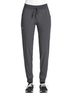 Women's Fitted Five-Pocket Jogger Pant - SJ202 - Heather Grey