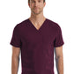 Unisex One-Pocket V-Neck Scrub Top