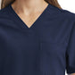 Unisex Three-Pocket V-Neck Scrub Top