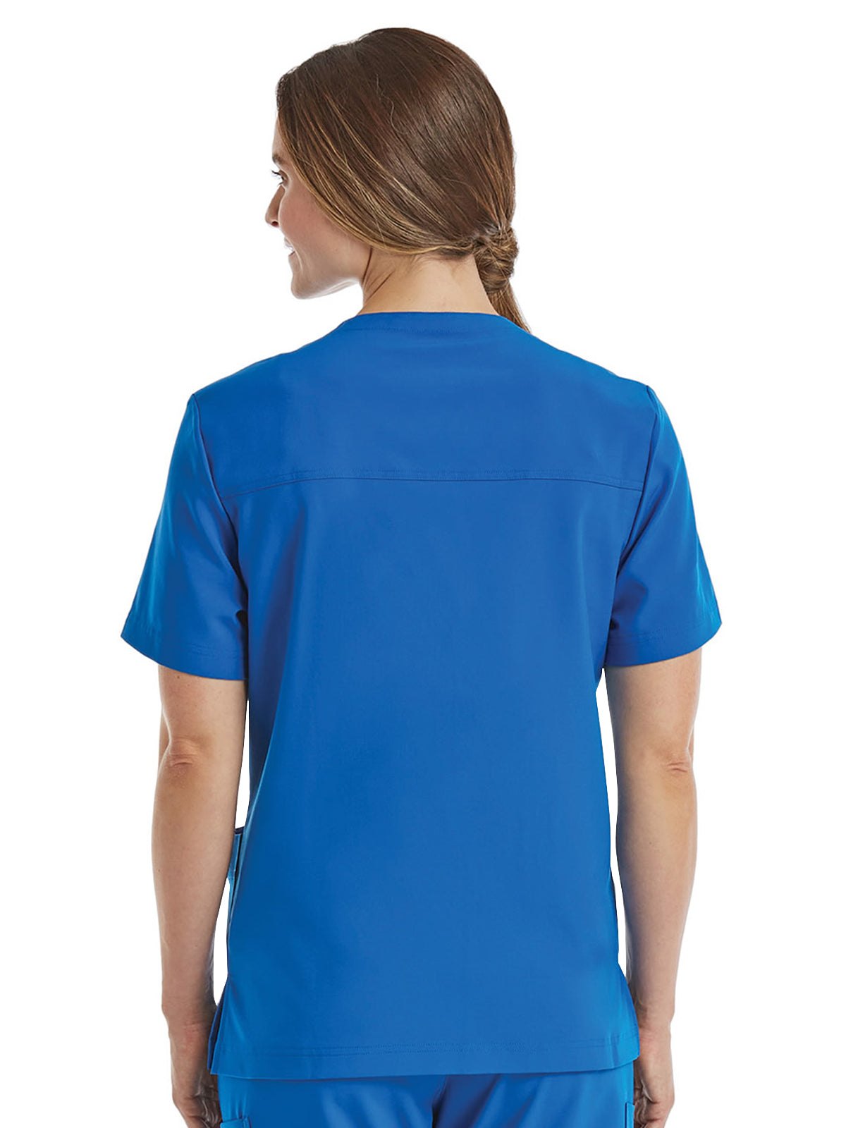 Unisex Three-Pocket V-Neck Scrub Top