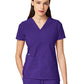 Women's Two-Pocket CRESSY V-Neck Top - 1001 - Dark Purple