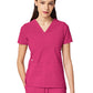 Women's Two-Pocket CRESSY V-Neck Top - 1001 - Hot Pink