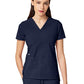 Women's Two-Pocket CRESSY V-Neck Top - 1001 - Navy