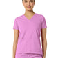 Women's Two-Pocket ASTRID V-Neck Top - 1006 - Pink Purple