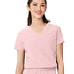 Women's Two-Pocket Tuck Band VALENCIA V-Neck Top - 1011 - Light Pink