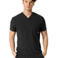 Men's One-Pocket SANTIAGO Basic V-Neck Top - 1501 - Black