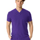 Men's One-Pocket SANTIAGO Basic V-Neck Top - 1501 - Dark Purple