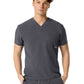 Men's One-Pocket SANTIAGO Basic V-Neck Top - 1501 - Heather Grey