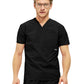 Men's Three-Pocket ATLAS V-Neck Top - 1516 - Black
