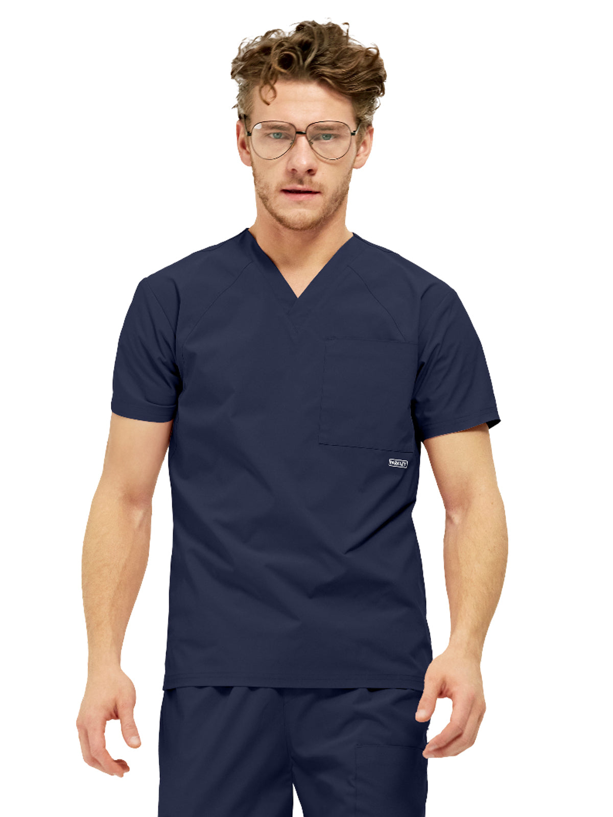 Men's Three-Pocket ATLAS V-Neck Top - 1516 - Navy