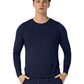 Men's Crew Neck Long Sleeve Tee - 5509 - Navy