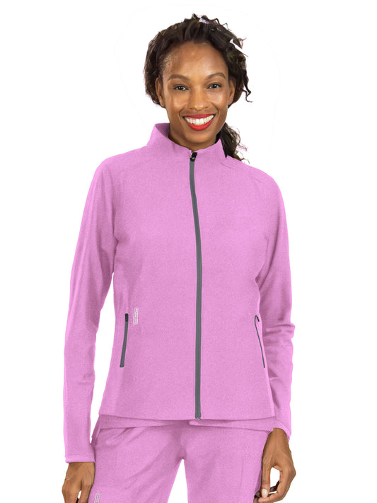 Women's Two-Pocket Perfect Jacket - 6026 - Pink Purple