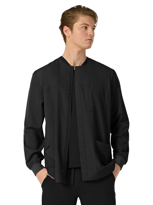 Men's Snap Tape Jacket - 6501 - Black